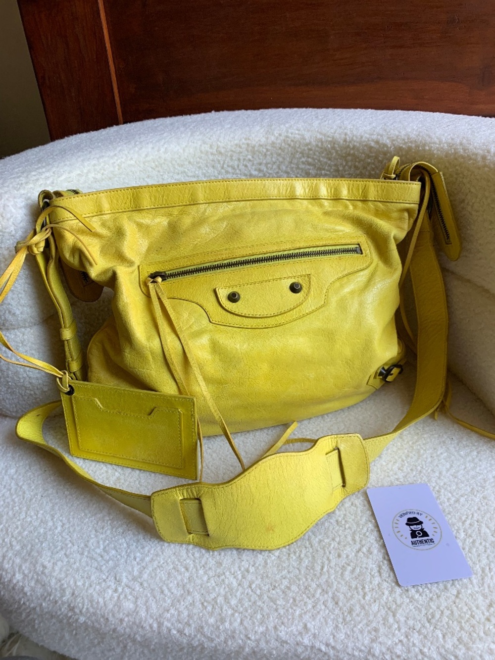 Authentic Balenciaga city Messenger Crossbody Bag